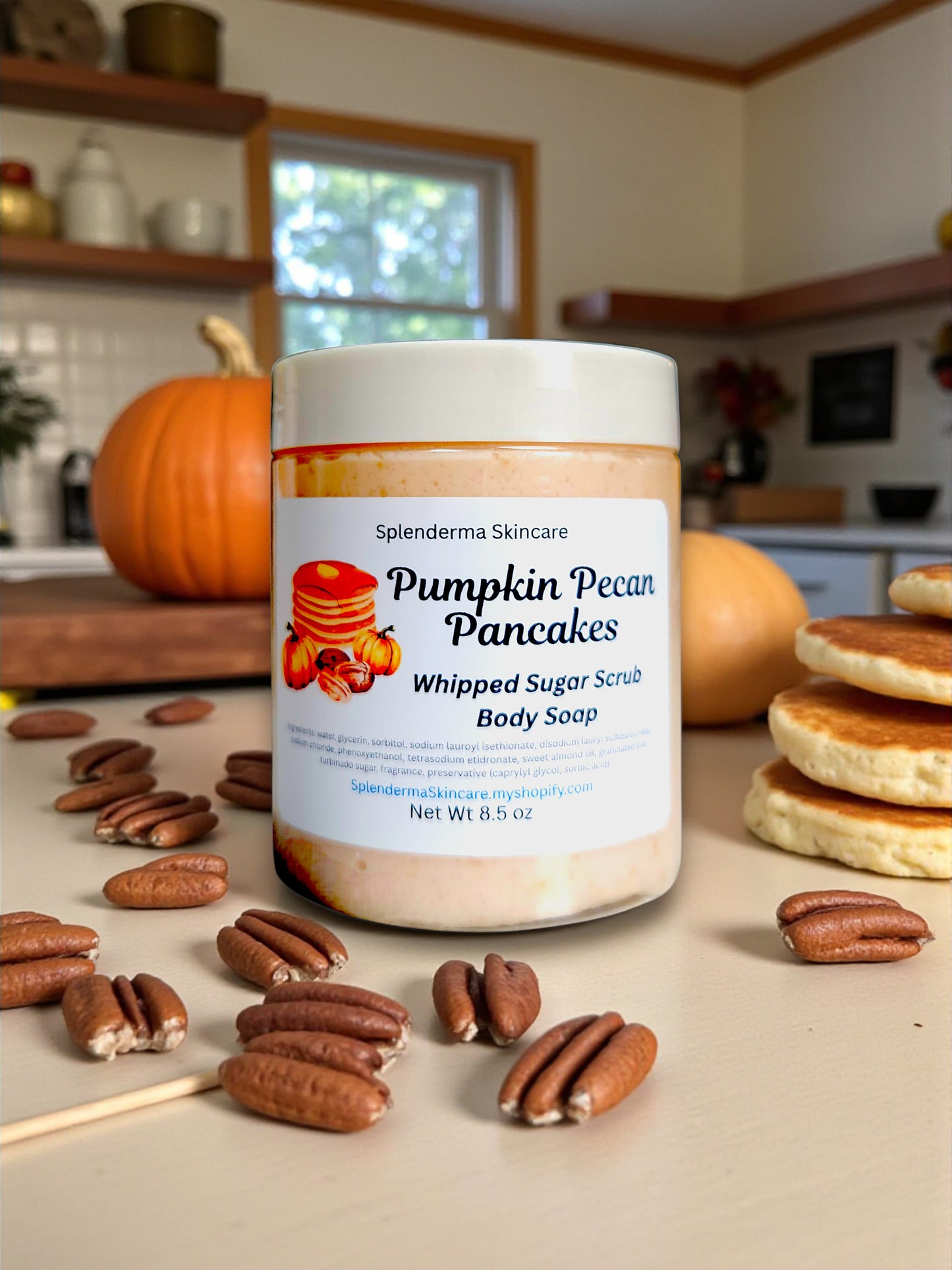 Whipped Sugar Scrub Body Soap-Fall Scent Collection