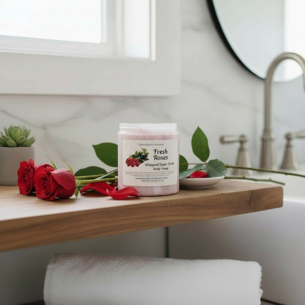 Whipped Sugar Scrub Body Soap - Spring Scent Collection