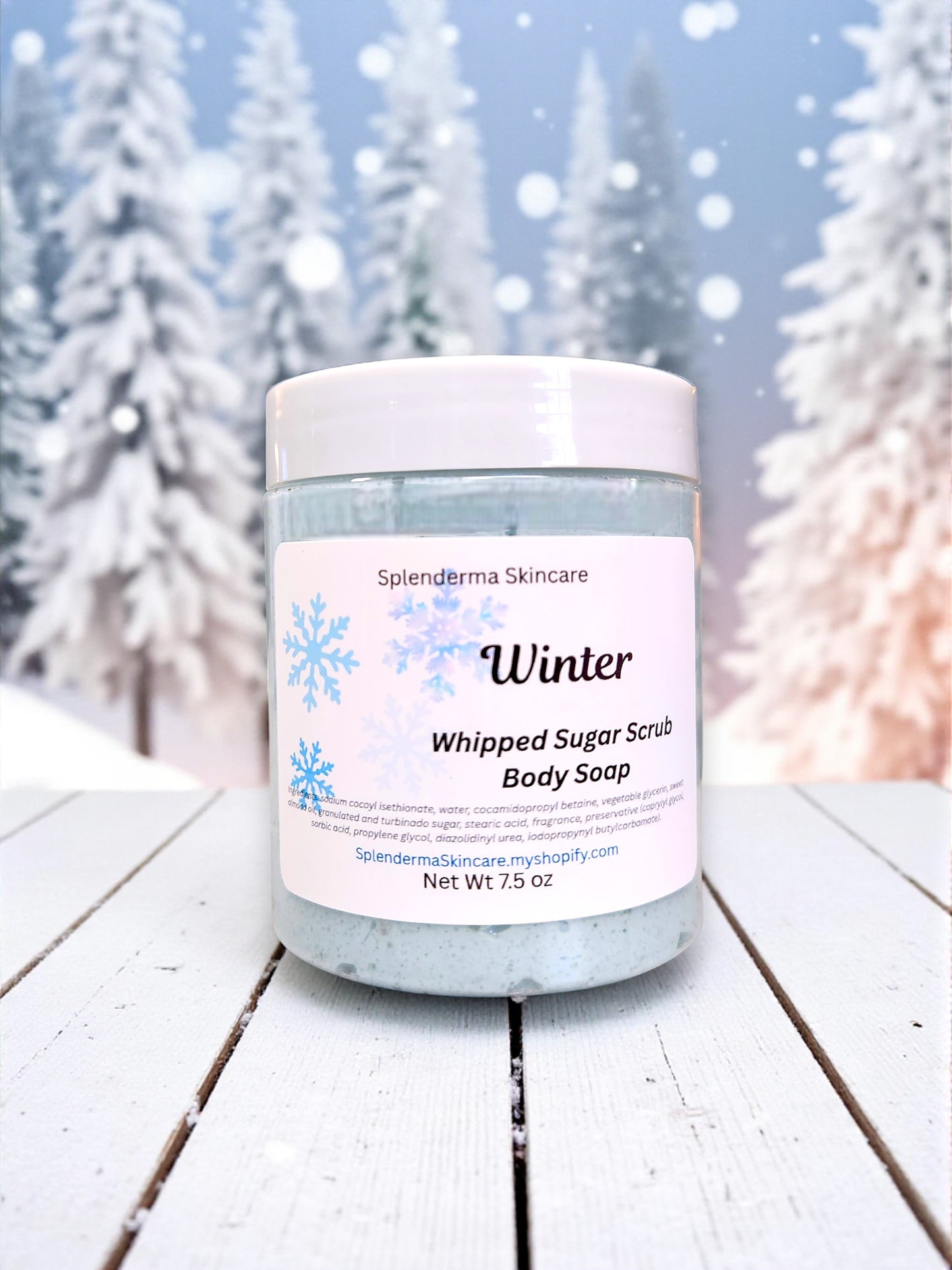 Whipped Sugar Scrub Body Soap-Winter & Holiday Collection